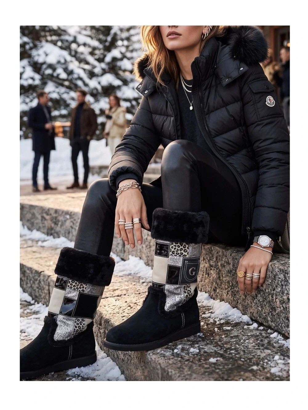 Guess harmonie patchwork
